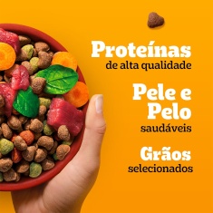 Ração Pedigree Carne e Vegetais Cães Adultos Raças Médias e Grandes