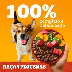 Ração Pedigree Carne e Vegetais Cães Adultos Raças Pequenas e Minis 7 kg