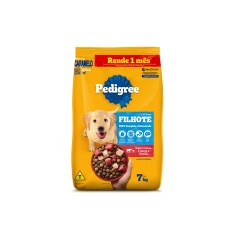 Ração Pedigree para Cães Filhotes de Todos os Portes Sabor Carne, Frango e Cereais 7 kg