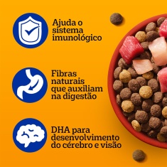 Ração Pedigree para Cães Filhotes de Todos os Portes Sabor Carne, Frango e Cereais 7 kg
