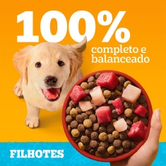 Ração Pedigree para Cães Filhotes de Todos os Portes Sabor Carne, Frango e Cereais 7 kg