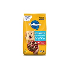 Ração Pedigree para Cães Filhotes de Porte Médio e Grande Sabor Carne, Frango e Cereais