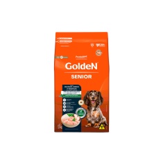 Ração Golden Fórmula Mini Bits para Cães Senior de Porte Pequeno Sabor Frango e Arroz