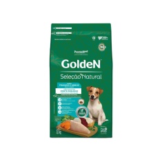 Ração Golden Seleção Natural Mini Bits para Cães Adultos de Porte Pequeno Sabor Frango e Arroz