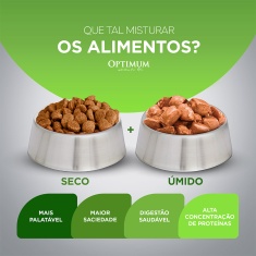 Ração Optimum para Cães Adultos Raças Pequenas e Minis Sabor Frango e Arroz