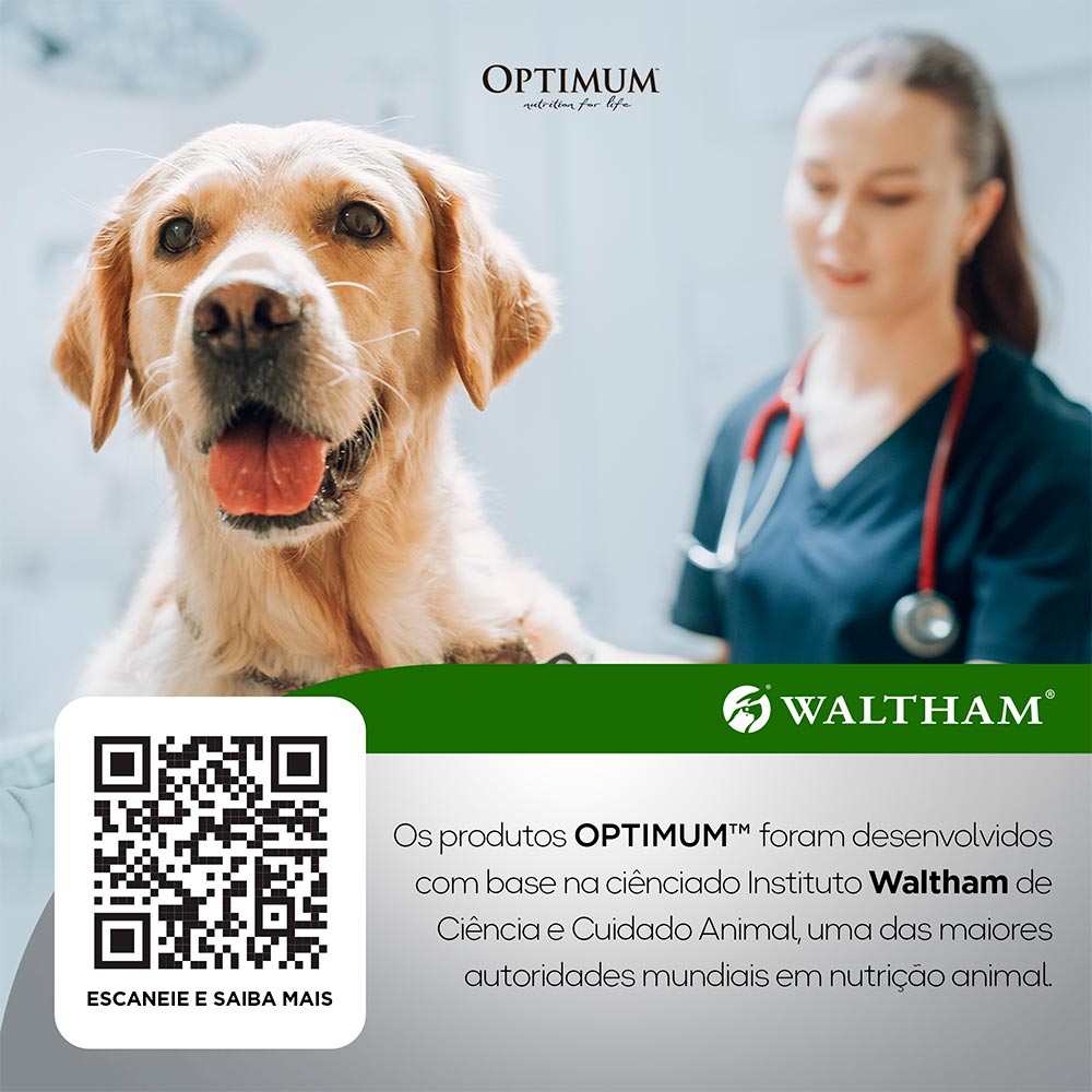 Ração Optimum para Cães Adultos Raças Pequenas e Minis Sabor Frango e Arroz