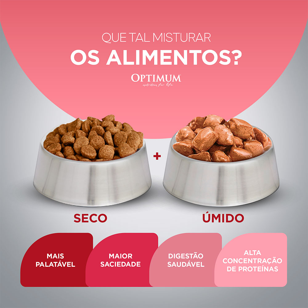 Ração Optimum para Cães Filhotes Raças Médias e Grandes Sabor Frango e Arroz
