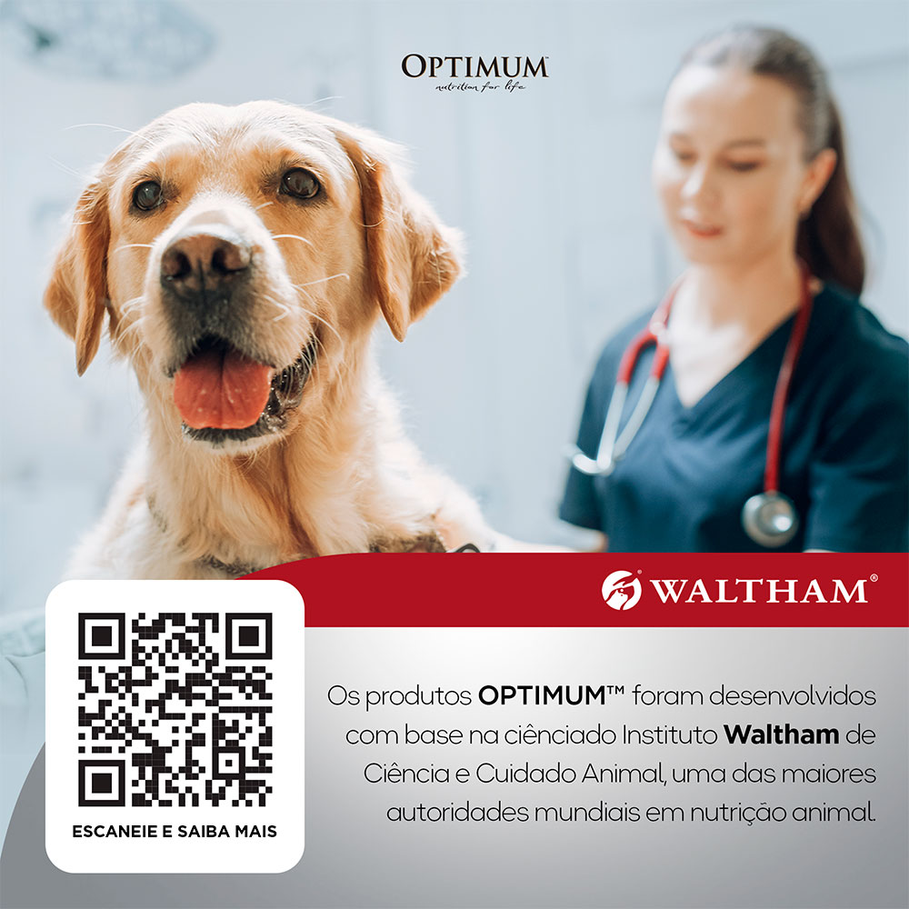 Ração Optimum para Cães Filhotes Raças Médias e Grandes Sabor Frango e Arroz