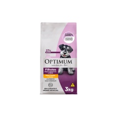 Ração Optimum para Cães Filhotes Raças Pequenas e Minis Sabor Frango e Arroz 3kg
