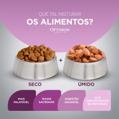 Ração Optimum para Cães Filhotes Raças Pequenas e Minis Sabor Frango e Arroz 3kg