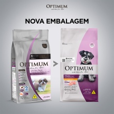 Ração Optimum para Cães Filhotes Raças Pequenas e Minis Sabor Frango e Arroz 3kg