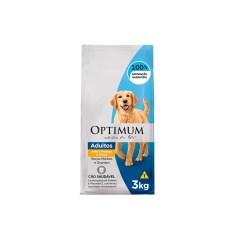 Ração Optimum para Cães Adultos de Raças Médias e Grandes 1+ anos Frango e Arroz