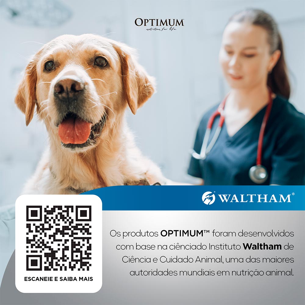 Ração Optimum para Cães Adultos de Raças Médias e Grandes 1+ anos Frango e Arroz