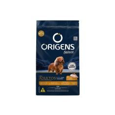 Ração Origens para Cães Adultos de Porte Mini e Pequeno sabor Frango e Cereais