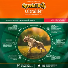 Ração Special Dog Gold Performance Frango e Carne para Cães Adultos