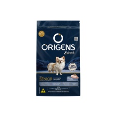 Ração Origens para Cães Sênior de Pequeno Porte Sabor Frango e Cereais Integrais