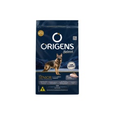 Ração Origens para Cães Sênior de Porte Médio e Grande Sabor Frango e Cereais Integrais
