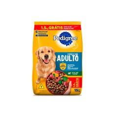 Ração Pedigree Carne e Vegetais Cães Adultos Raças Médias e Grandes