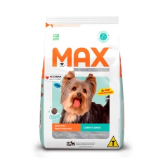 Ração Max para Cães Adultos de Porte Pequeno Sabor Carne e Arroz