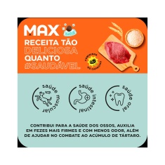 Ração Max para Cães Adultos de Porte Pequeno Sabor Carne e Arroz