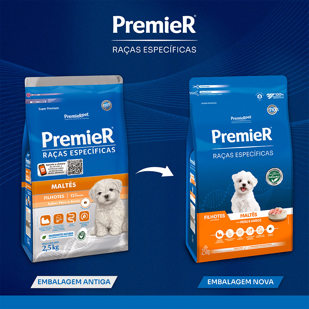 Ração Premier Raças Específicas Maltês para Cães Filhotes