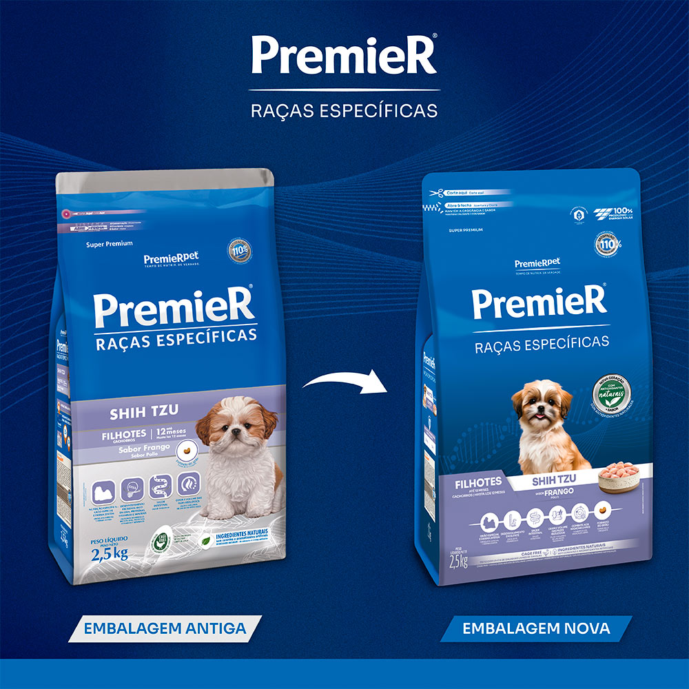 Ração Premier Raças Específicas Shih Tzu para Cães Filhotes Ração Premier Raças Específicas Shih Tzu para Cães Filhotes