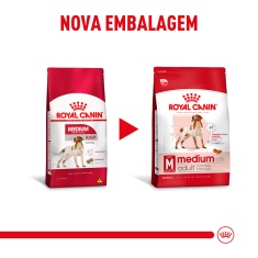 Ração Seca Royal Canin Medium Adult para Cães Adultos de Porte Médio