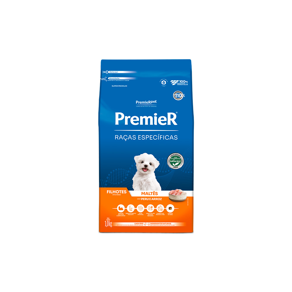 Ração Premier Raças Específicas Maltês para Cães Filhotes