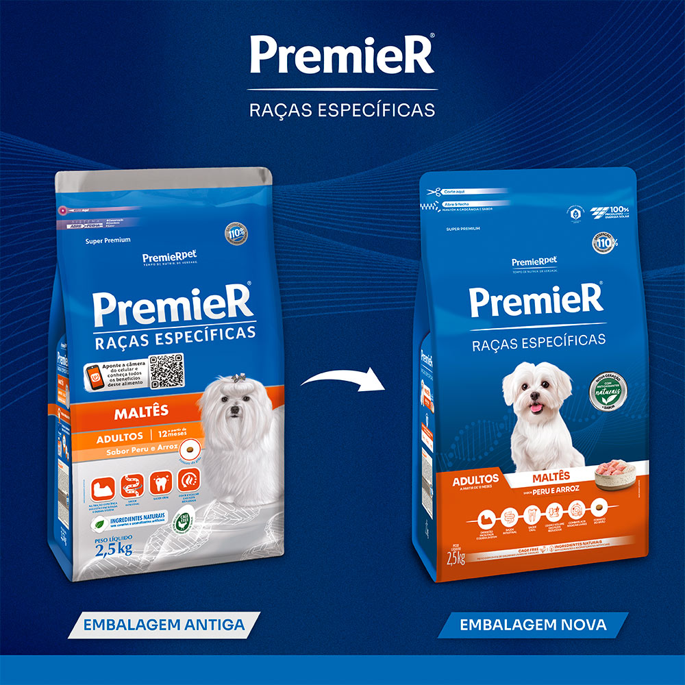 Ração Premier Raças Específicas Maltês para Cães Adultos
