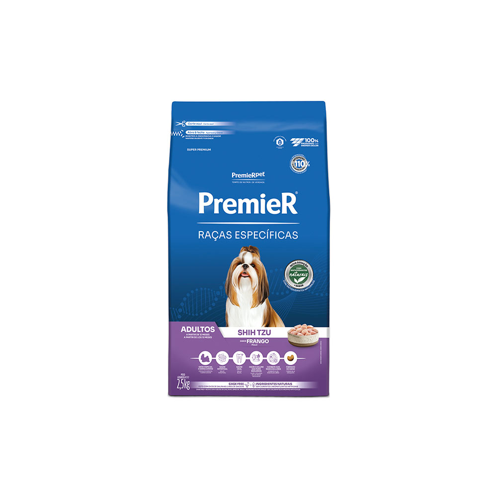 Ração Premier Shih Tzu Raças Específicas para Cães Adultos