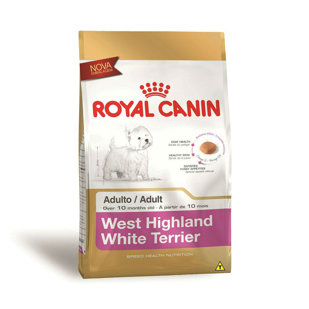 Ração Royal Canin West Highland White Terrier - Cães Adultos