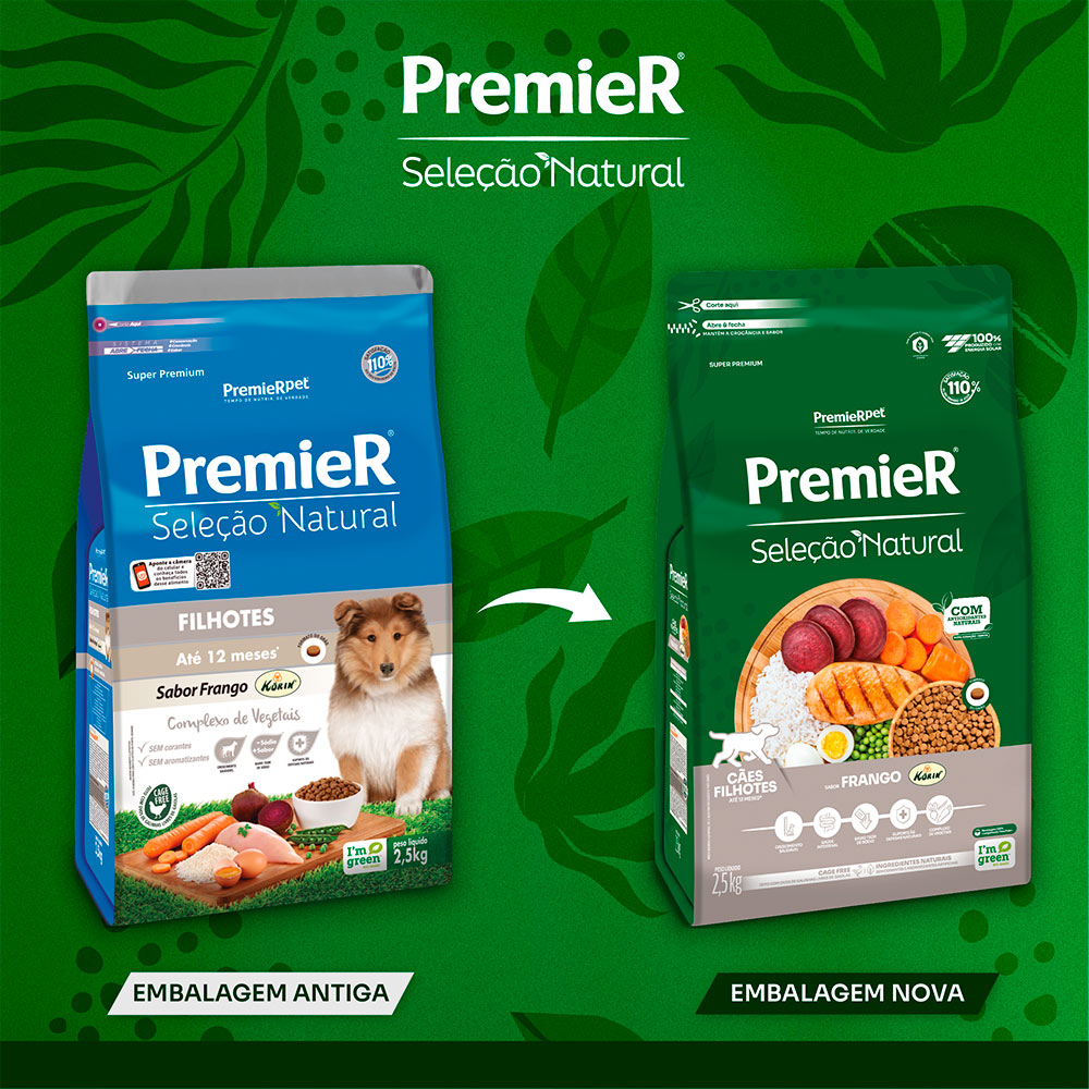 Ração Premier Seleção Natural para Cães Filhotes - 2,5 kg Ração Premier Seleção Natural para Cães Filhotes - 2,5 kg