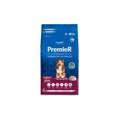 Ração Premier Senior Ambientes Internos para Cães Adultos 7+ Sabor Frango e Salmão