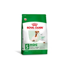 Ração Seca Royal Canin Mini Adult 8+ para Cães Adultos de Porte Pequeno com 8 Anos ou mais