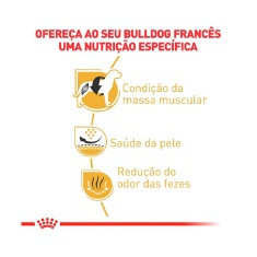 Ração Royal Canin para Cães Adultos da Raça Bulldog Francês
