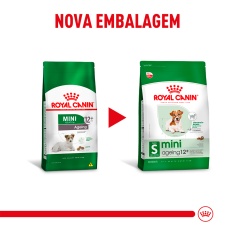 Ração Seca Royal Canin Mini Ageing 12+ para Cães Idosos de Porte Pequeno com 12 Anos ou mais