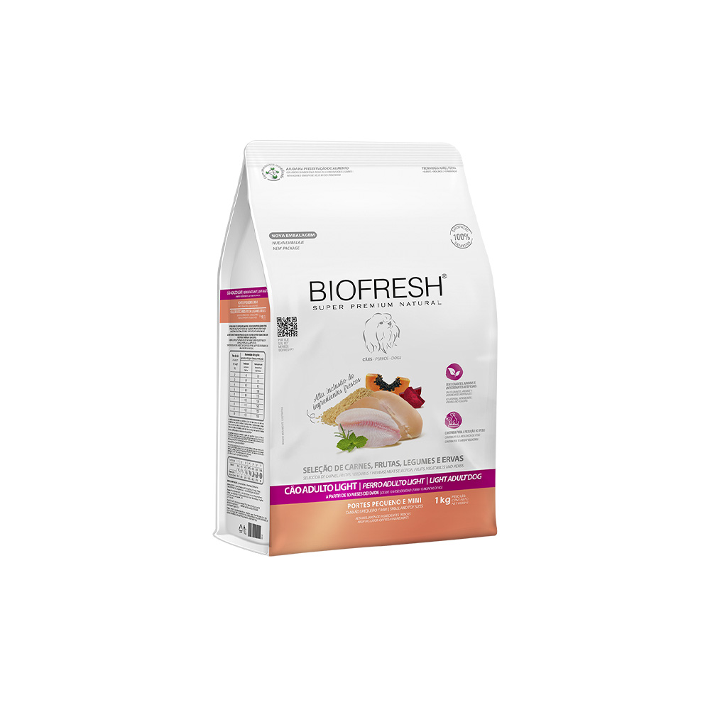 Ração Biofresh Light para Cães Adultos de Raças Pequenas e Mini