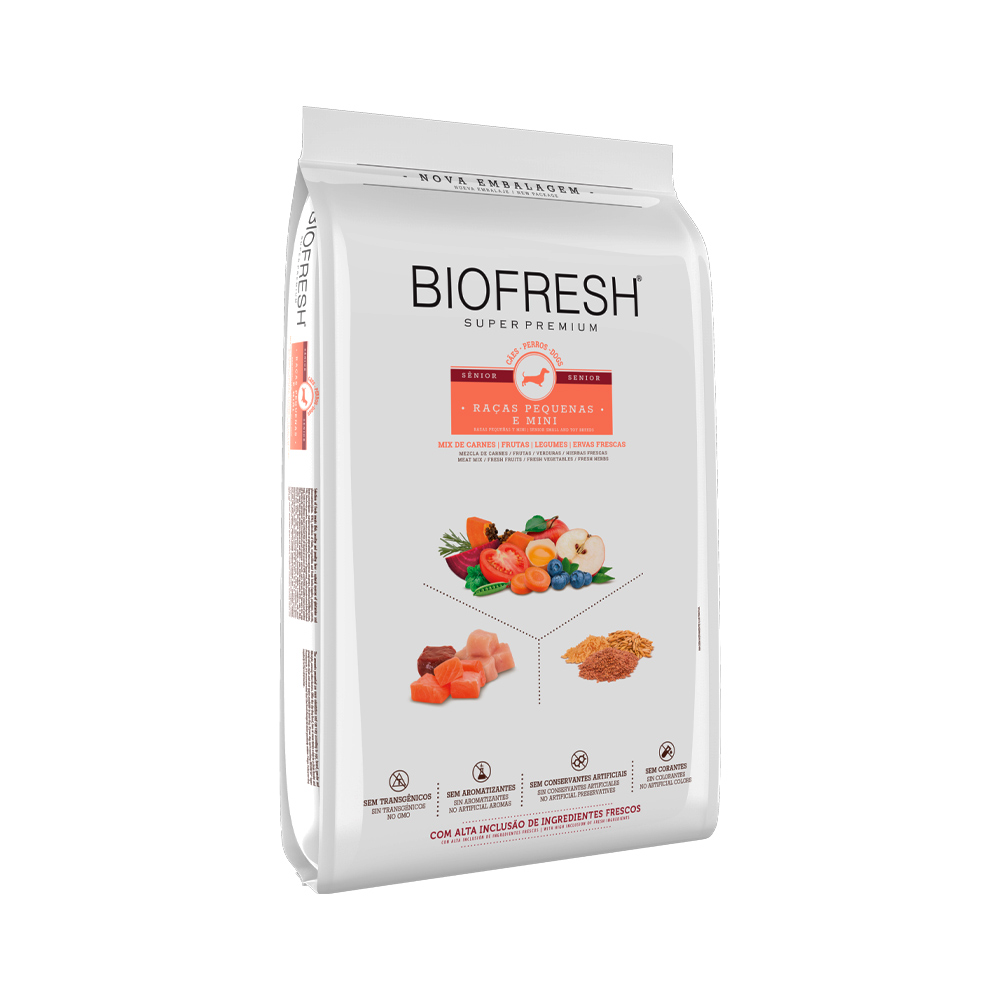 Ração Biofresh para Cães Sênior de Raças Pequenas e Mini