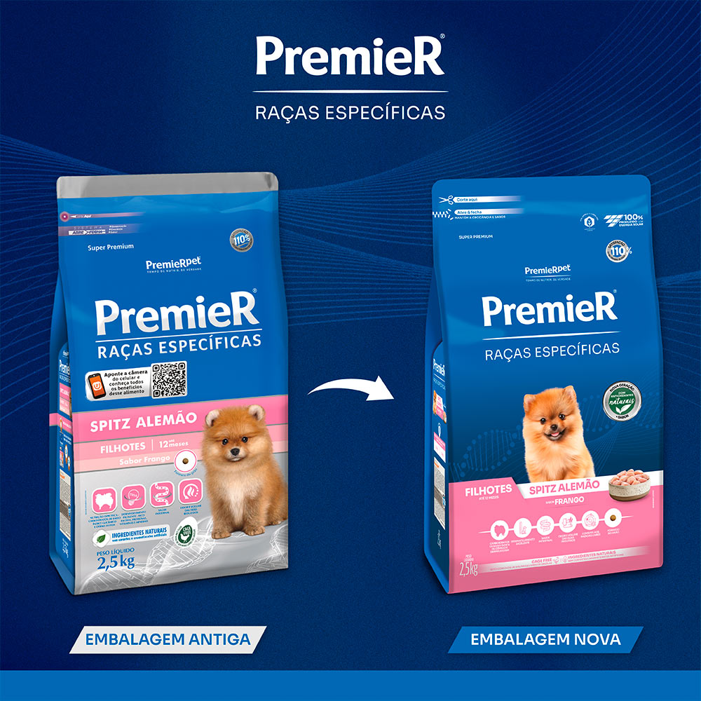 Ração Premier Raças Específicas Spitz para Cães Filhotes