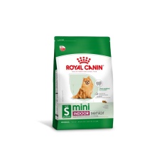 Ração Seca Royal Canin Mini Indoor Senior para Cães Idosos de Porte Pequeno com 8 Anos ou mais