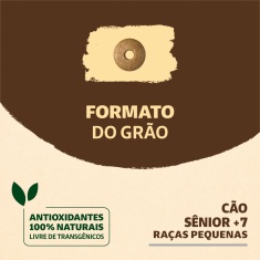 Ração Quatree Supreme para Cães Sênior +7 de Porte Pequeno Sabor Salmão e Frango