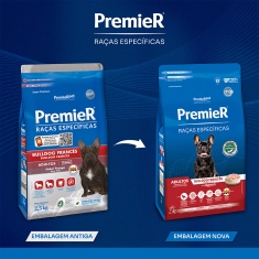 Ração Premier Raças Específicas Bulldog Francês para Cães Adultos