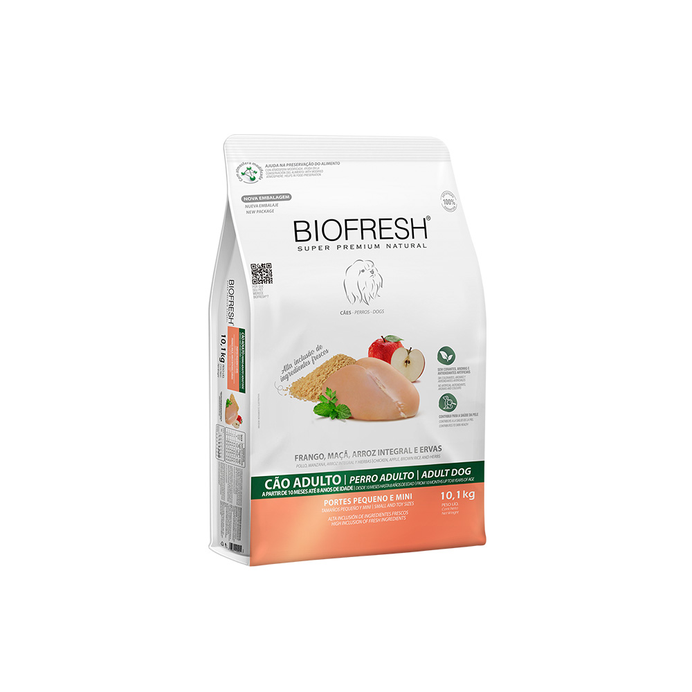 Ração Biofresh para Cães Adultos de Pequeno e Mini Porte Sabor Frango Ração Biofresh para Cães Adultos de Pequeno e Mini Porte Sabor Frango