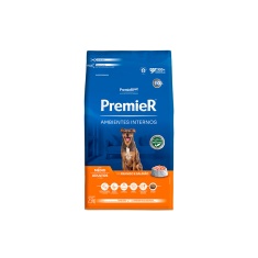 Ração Premier Ambientes Internos para Cães Adultos de Médio Porte Sabor Frango e Salmão