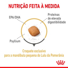 Ração Royal Canin Pomeranian para Cães Adultos da Raça Lulu da Pomerânia