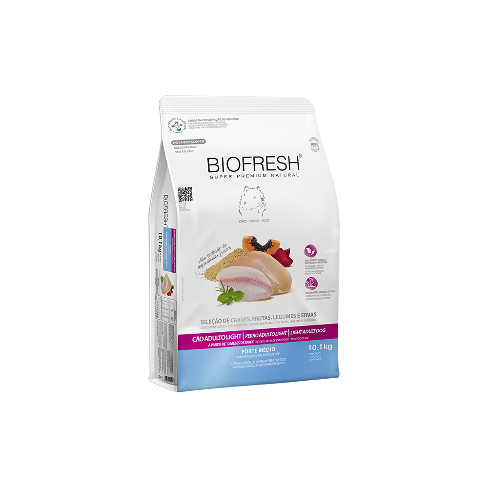 Ração Biofresh Light para Cães de Raças Médias Ração Biofresh Light para Cães de Raças Médias