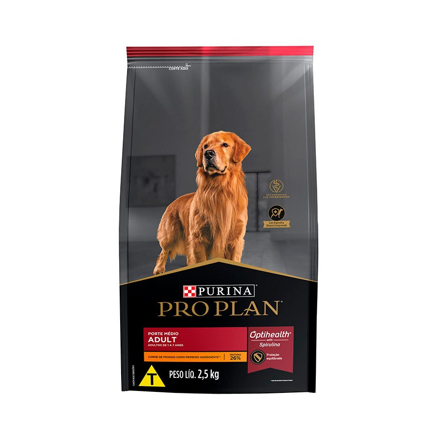 Ração Nestlé Purina Pro Plan para Cães Adultos Raças Médias
