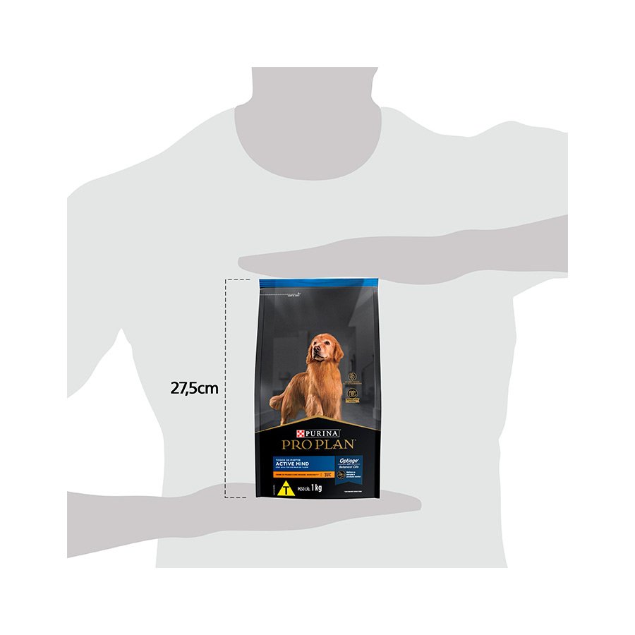 Ração Pro Plan Active Mind para Cães Adultos 7+ Sabor Frango