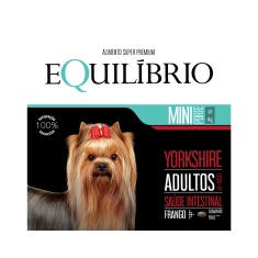 Ração Equilíbrio Yorkshire para Cães Adultos de Porte Mini Sabor Frango