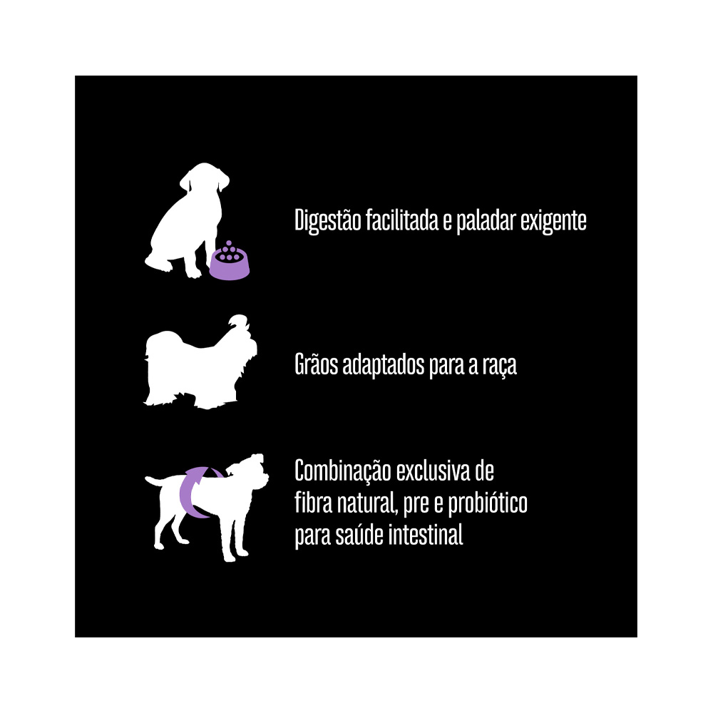 Ração Equilíbrio Shih Tzu para Cães Adultos de Porte Pequeno Sabor Frango